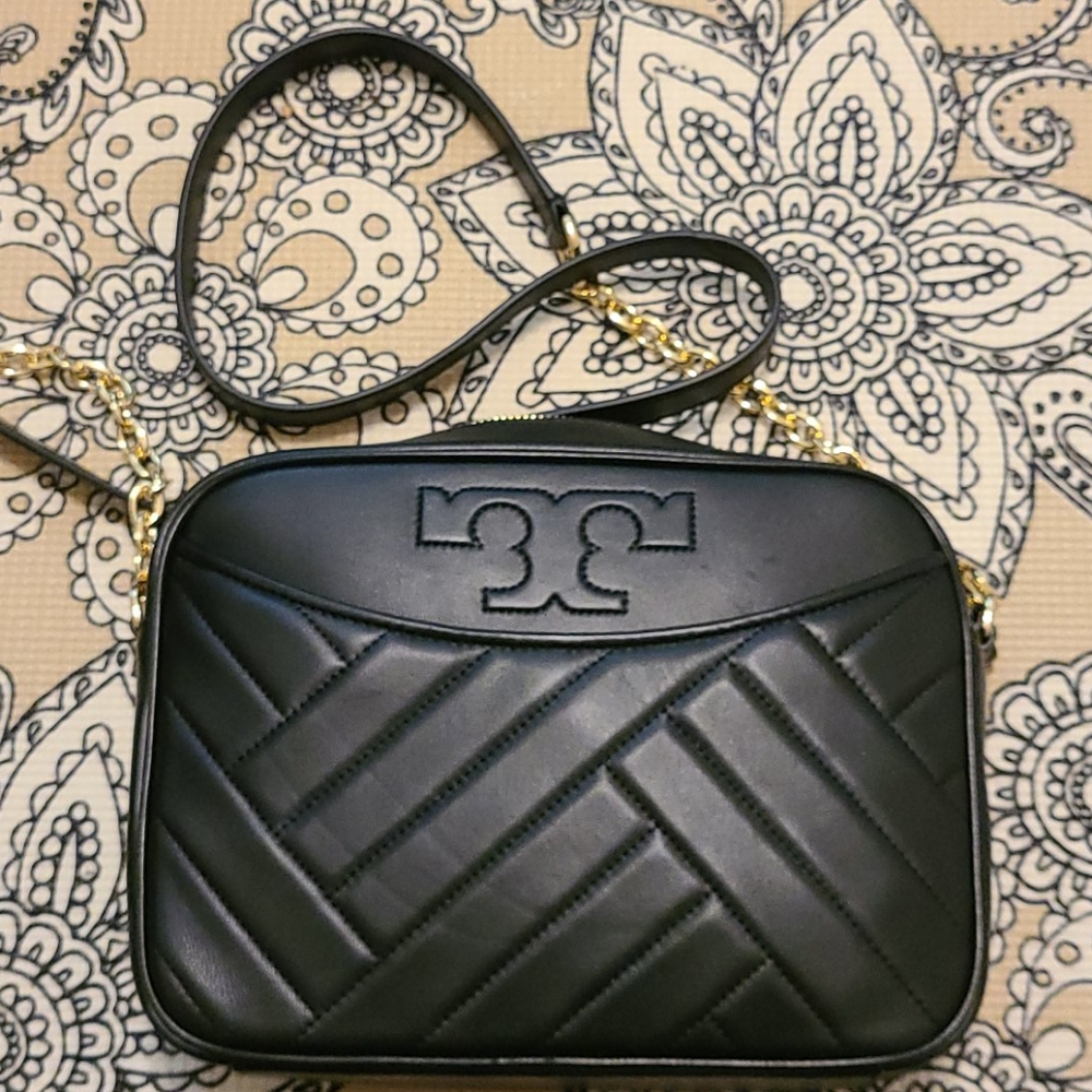 Tory Burch Alexa leather convertible camera bag
